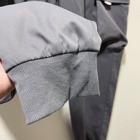 Gray Cargo Jogger Pants With Drawstring Waist & Cuffed Ankles Men's XL - Picture 5 of 12